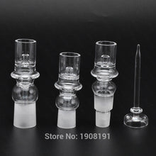 Load image into Gallery viewer, 2016 quartz nail for dabs dabber rig with Quartz Cap for glass bongs water pipe Rig 14mm 18mm Male Female in stock free shipping