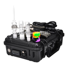 Load image into Gallery viewer, ABS Case E-nail Quartz nail V2 kit Black Orange for Glass pipes heating coil dab nail 14mm/18mm Male Female wholesale price