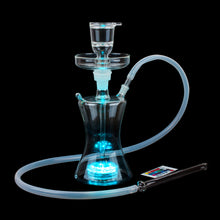 Load image into Gallery viewer, Glass Hookah Shisha Match Clear Bowl With Silicone Hose a Pipe for Smoking Portable Chicha Nargile Lagge Glass Hookah Shisha