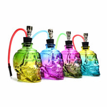 Load image into Gallery viewer, Latest Water Pipe Glass Hookah Punk Ghost Head Skull Style Chicha Shisha Smoking Pipes Tobacco for Hookah drop shipping