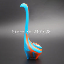 Load image into Gallery viewer, Ness monster  Silicone Tobacco Pipe with glass bowl