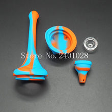 Load image into Gallery viewer, Ness monster  Silicone Tobacco Pipe with glass bowl