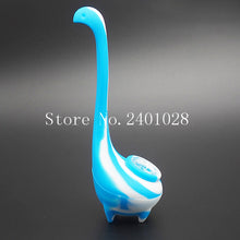 Load image into Gallery viewer, Ness monster  Silicone Tobacco Pipe with glass bowl