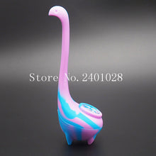 Load image into Gallery viewer, Ness monster  Silicone Tobacco Pipe with glass bowl