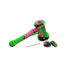 Load image into Gallery viewer, Silicone Tobacco Pipe With Glass, Food-grade silicone smoking Pipe, Large Water Smoking Pipes 1pcs