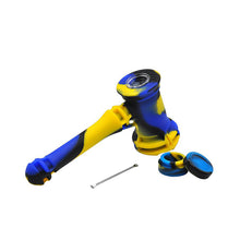 Load image into Gallery viewer, Silicone Tobacco Pipe With Glass, Food-grade silicone smoking Pipe, Large Water Smoking Pipes 1pcs
