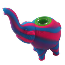 Load image into Gallery viewer, New Silicone Elephant  Tobacco Pipes