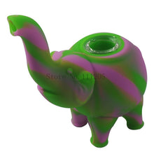 Load image into Gallery viewer, New Silicone Elephant  Tobacco Pipes